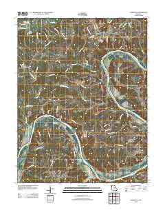 Wardsville 2011 topographic map thumbnail