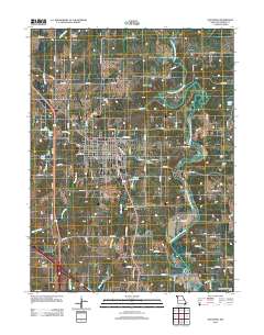 Savannah 2012 topographic map thumbnail