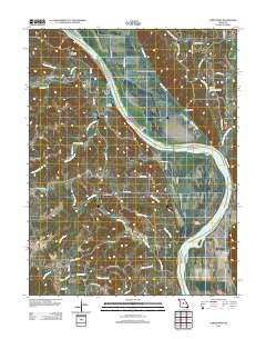 Jamestown 2012 topographic map thumbnail