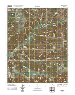 Bruner 2012 topographic map preview