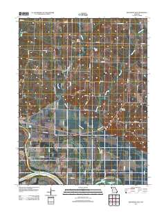 Brunswick East 2012 topographic map thumbnail