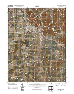 Bowling Green 2012 topographic map thumbnail