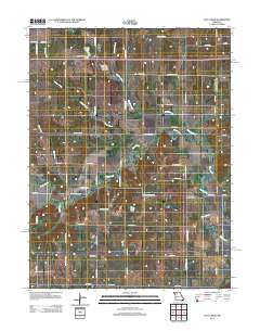 Flat Creek 2012 topographic map thumbnail