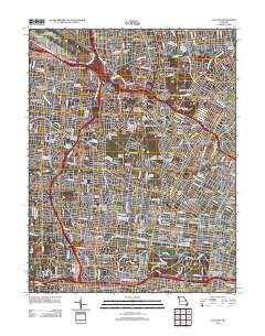 Clayton 2012 topographic map thumbnail