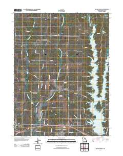 Bevier North 2012 topographic map thumbnail