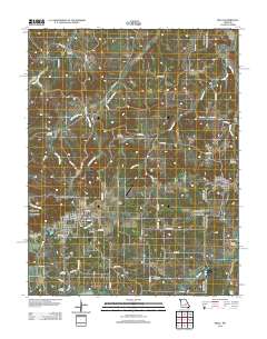Belle 2012 topographic map thumbnail