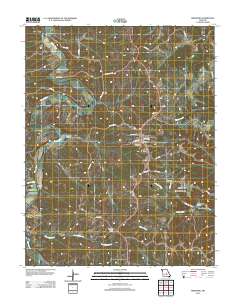 Freeburg 2012 topographic map thumbnail