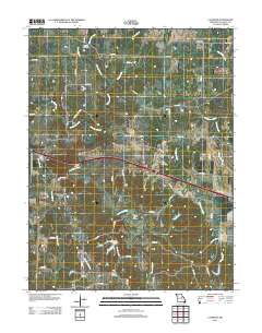 Calwood 2012 topographic map thumbnail
