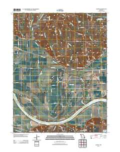 Camden 2012 topographic map thumbnail
