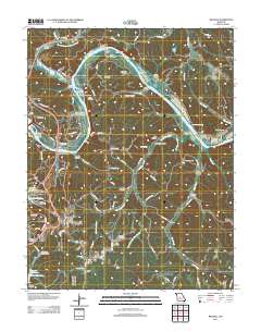 Bagnell 2011 topographic map thumbnail