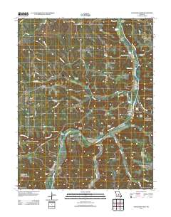 Nagogami Lodge 2012 topographic map thumbnail