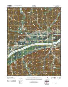 Mokane East 2012 topographic map thumbnail