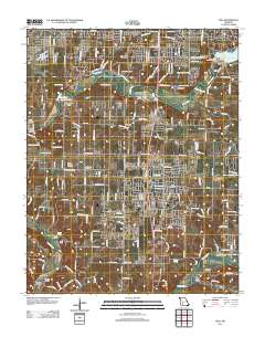 Nixa 2011 topographic map thumbnail