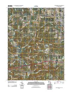 Montgomery City 2012 topographic map thumbnail