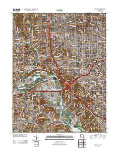 Kirkwood 2012 topographic map thumbnail