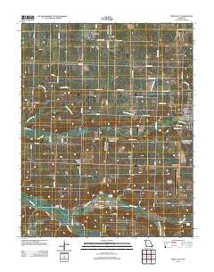 Pierce City 2012 topographic map thumbnail