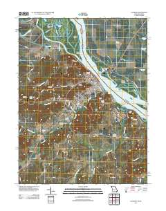 Louisiana 2012 topographic map thumbnail