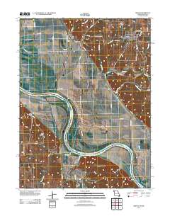 Oregon 2012 topographic map thumbnail