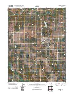 Shelbina 2012 topographic map thumbnail