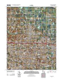 O'Fallon 2012 topographic map thumbnail