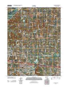 Oak Grove 2012 topographic map thumbnail