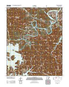 Beaver 2012 topographic map thumbnail