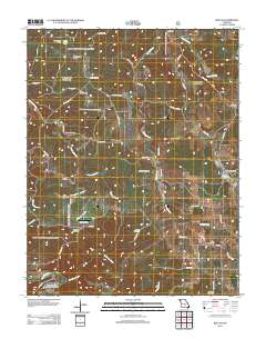 Beulah 2011 topographic map thumbnail