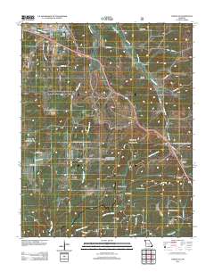 Cabool SE 2012 topographic map thumbnail