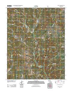 Cabool SW 2012 topographic map thumbnail
