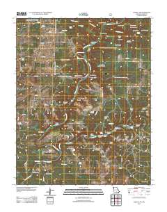 Cureall NW 2012 topographic map thumbnail