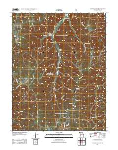 Kaintuck Hollow 2011 topographic map thumbnail