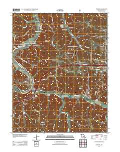Newburg 2012 topographic map thumbnail
