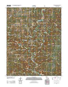 Nichols Knob 2012 topographic map thumbnail