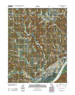 Mokane West 2012 topographic map thumbnail