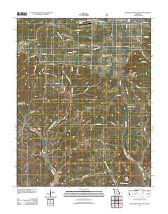 Mountain Grove South 2012 topographic map thumbnail
