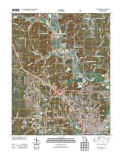 Poplar Bluff 2011 topographic map thumbnail