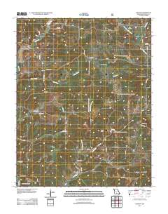 Vanzant 2012 topographic map thumbnail