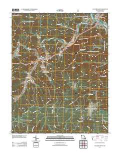 Van Buren South 2012 topographic map thumbnail