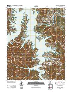 Table Rock Dam 2012 topographic map thumbnail