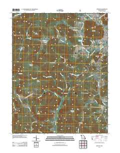 Ironton 2011 topographic map thumbnail