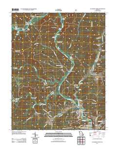 Van Buren North 2011 topographic map thumbnail