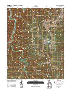 Bloodland 2012 topographic map thumbnail