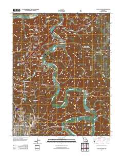 Devils Elbow 2012 topographic map thumbnail
