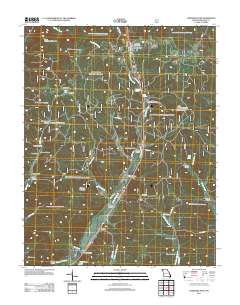Cherokee Pass 2011 topographic map thumbnail