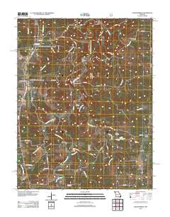 Edgar Springs 2012 topographic map thumbnail