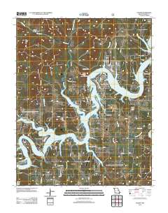 Golden 2012 topographic map thumbnail