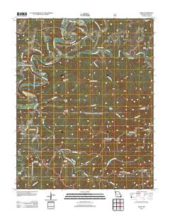 Hilda 2012 topographic map thumbnail