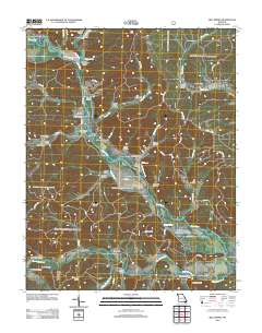 Mill Spring 2012 topographic map thumbnail