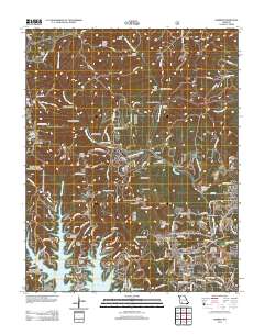 Garber 2012 topographic map thumbnail