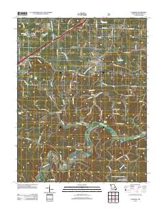 Leasburg 2012 topographic map thumbnail